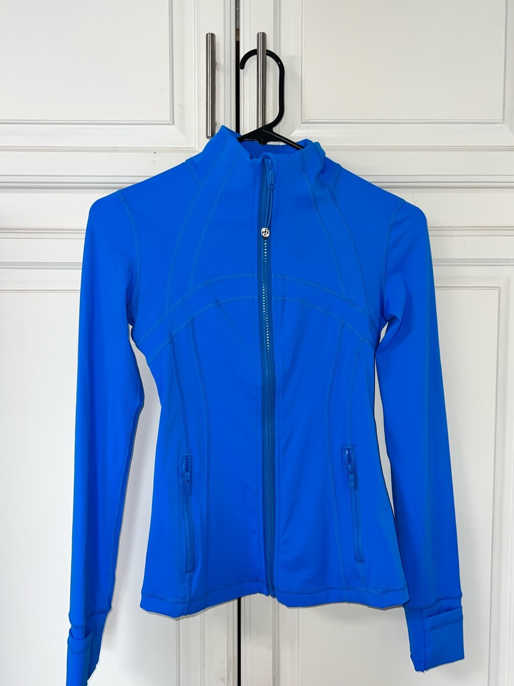 Women’s Bright Blue Zip-Up Performance Jacket